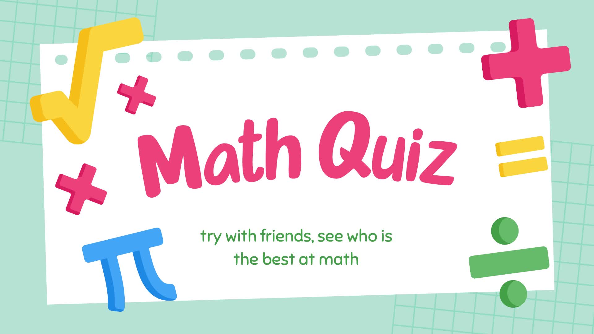【注目の島】Math Answer or Die | Quiz | VxP
