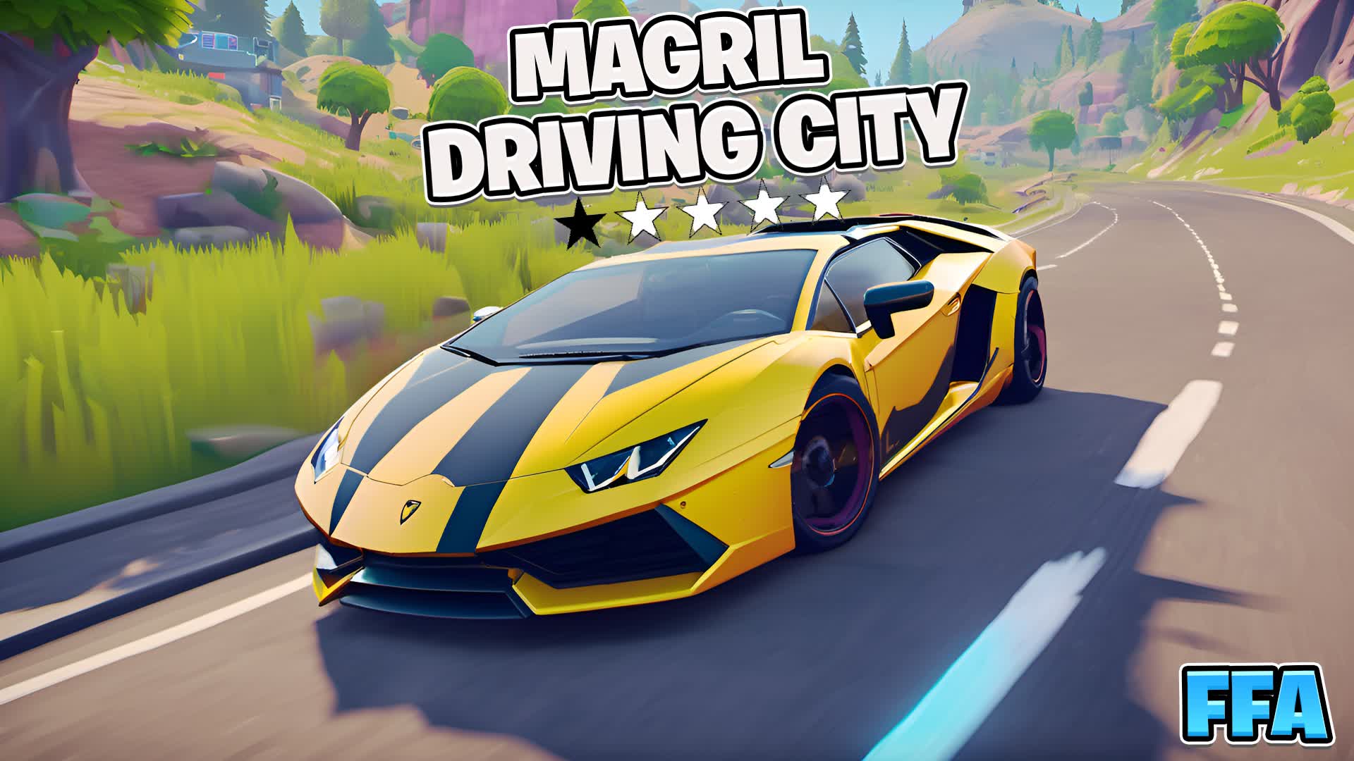 【注目の島】🌄MAGRIL DRIVING CITY - ALL WEAPONS 🏙️