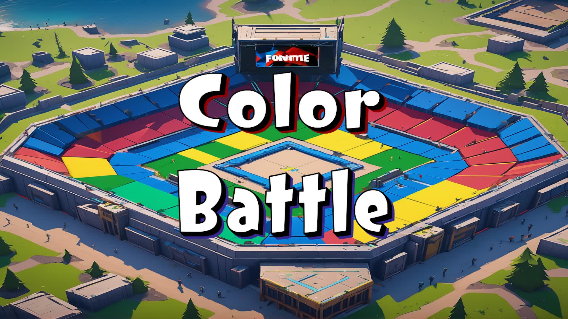 【注目の島】🔴Color🔵Battle🟢Arena🟡