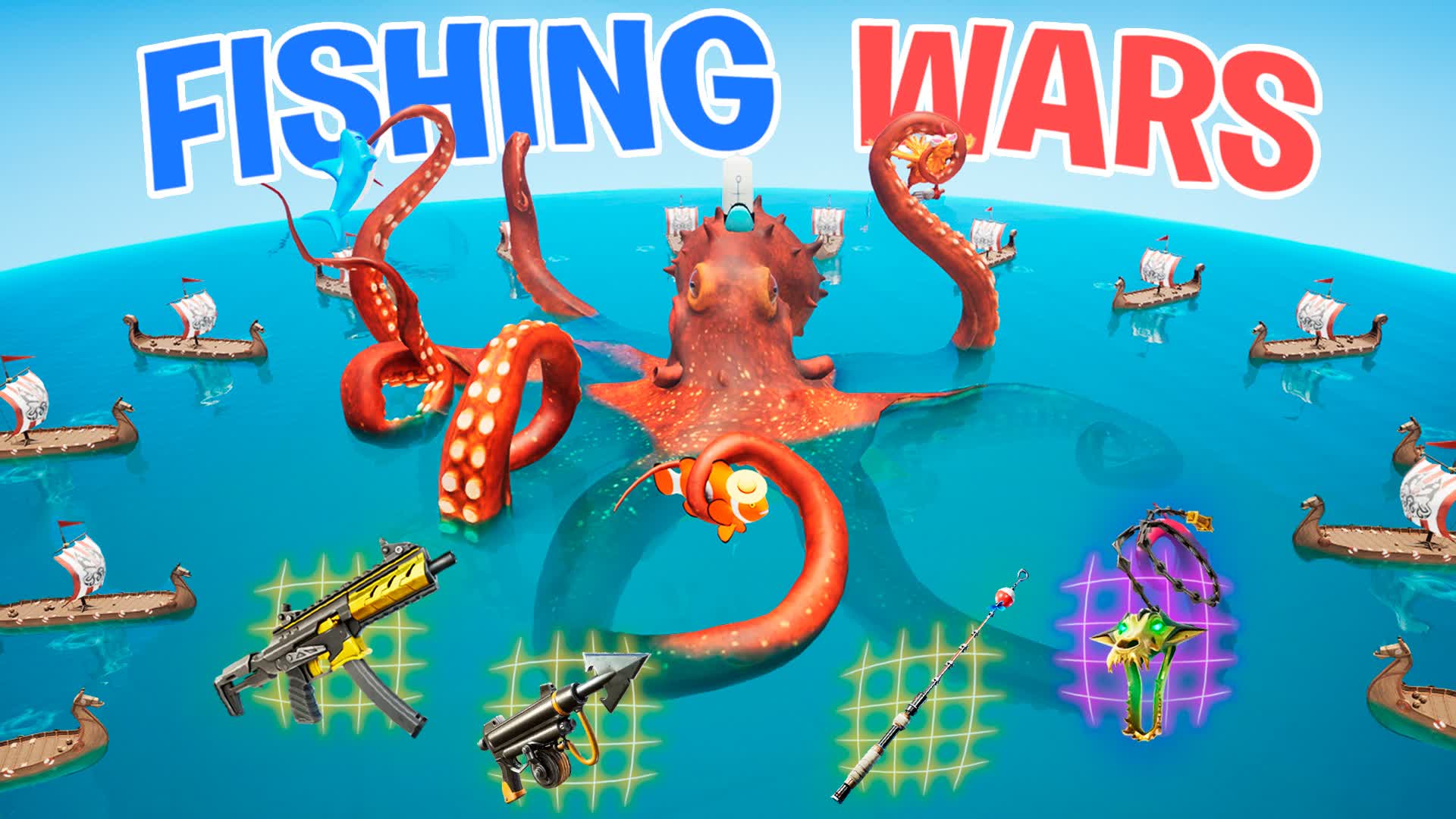 【注目の島】CRAZY FISHING WARS🐙