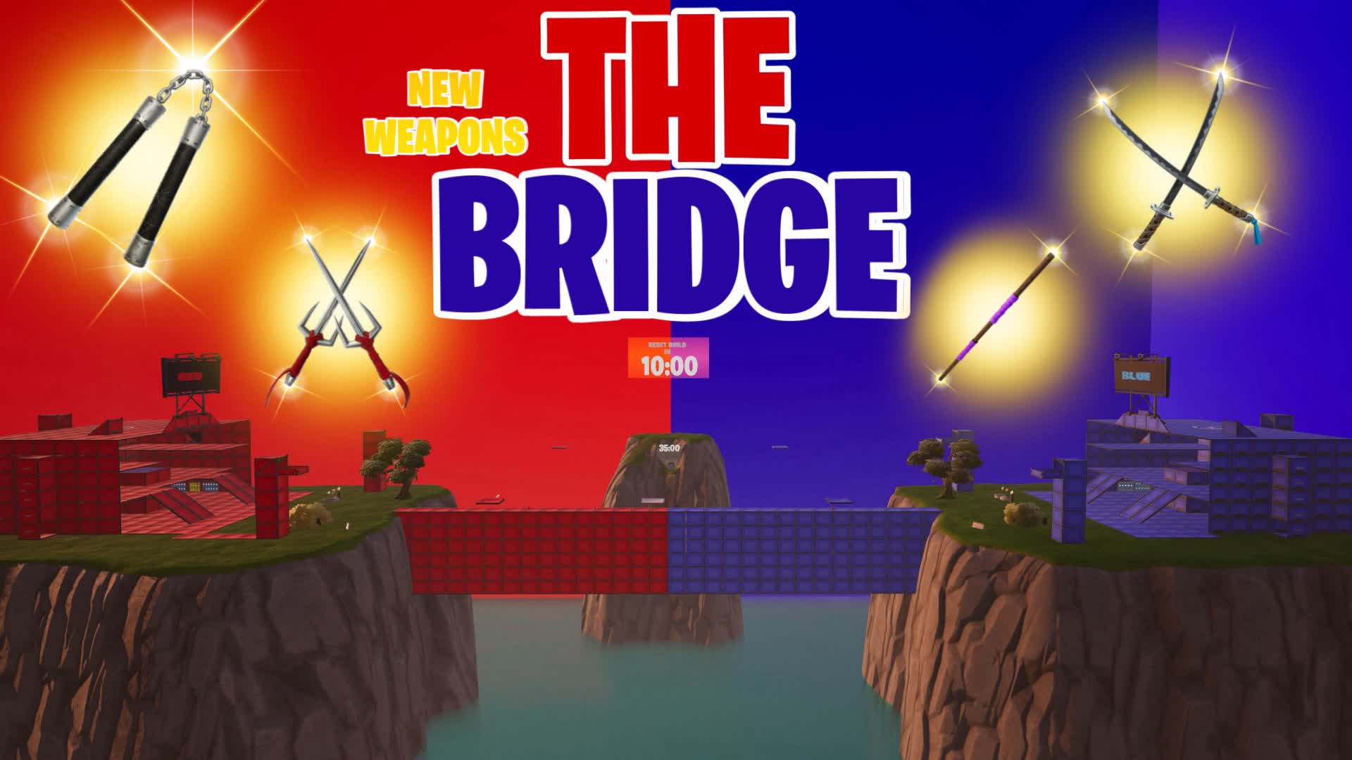 【注目の島】🔴 THE BRIDGE - RED VS BLUE 🔵