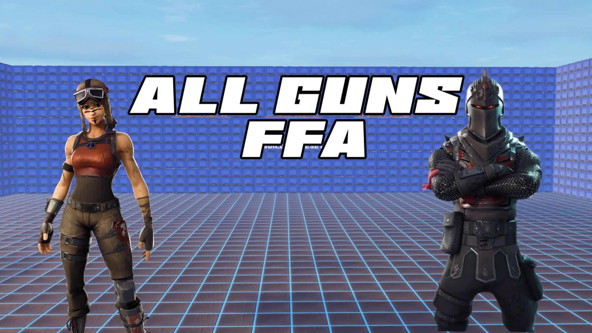 【注目の島】ALL GUNS FFA جميع البنادق || すべての銃 😎⭐
