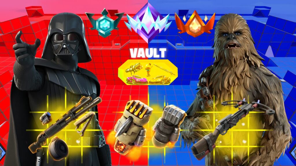 【注目の島】NEW ITEMS RED VS BLUE GUN GAME HERO 🔴🔵