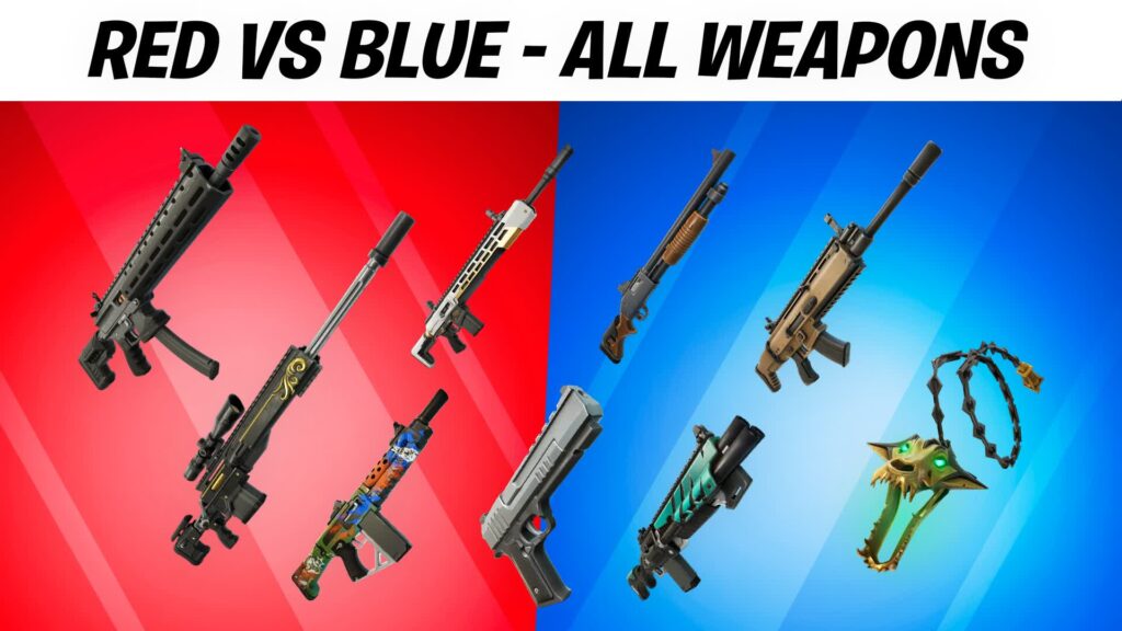 【注目の島】ALL WEAPONS - RED VS BLUE