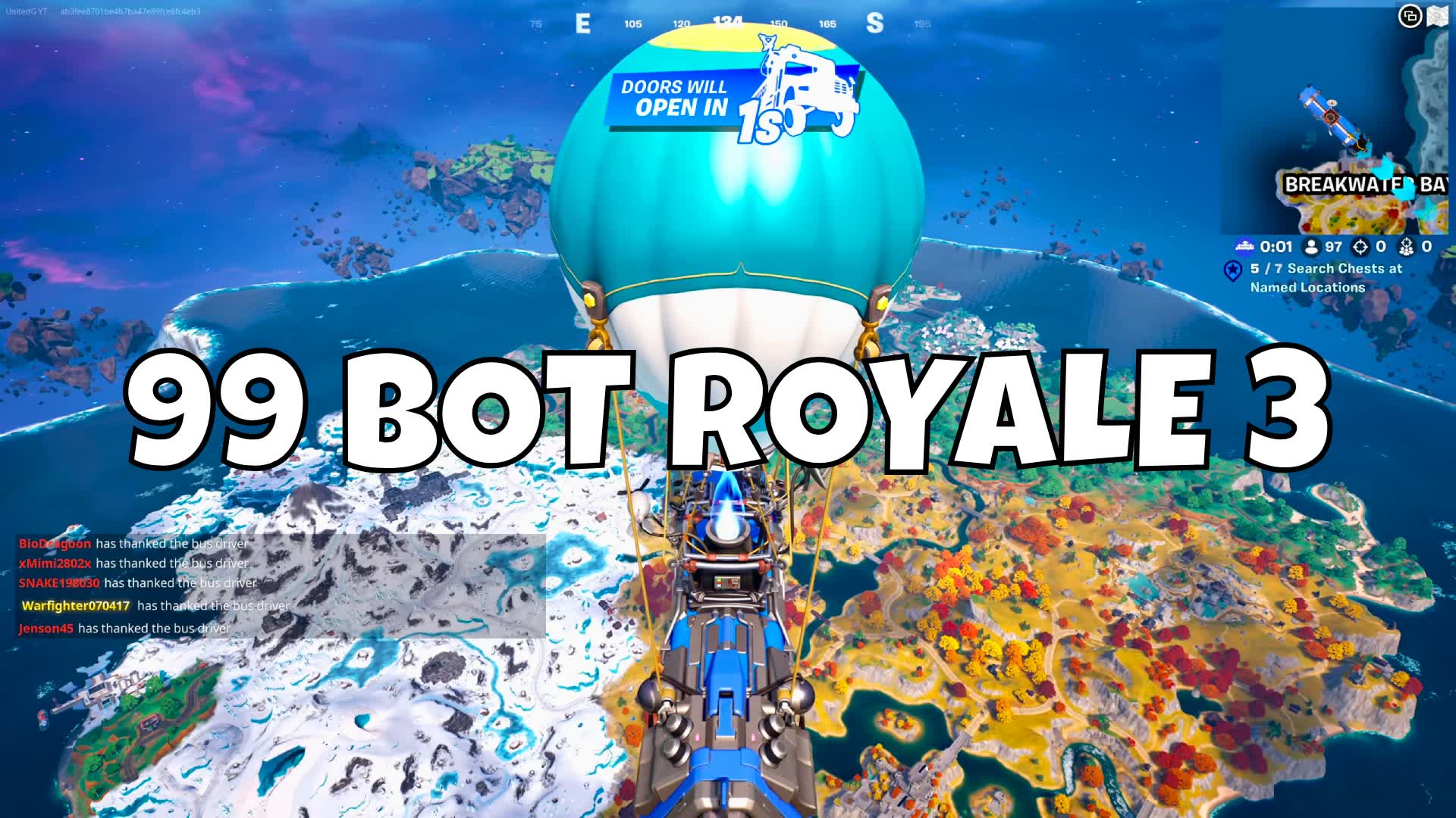 【注目の島】99 BOTS RANKED PRO BOT ROYALE 3 🏆 [CH5]