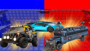 【注目の島】⭐Insane All Vehicles Red VS Blue⭐