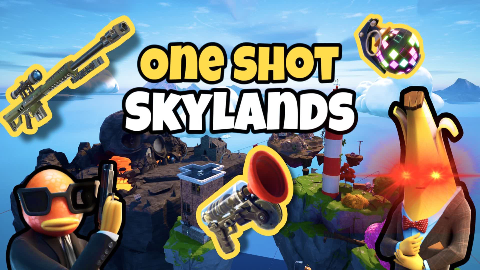 【注目の島】⭐Crazy One Shot Skylands🎯☁️🏝️