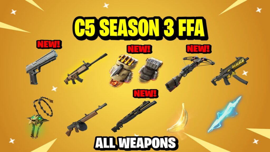 【注目の島】C5 SEASON 3 ALL WEAPONS - FFA