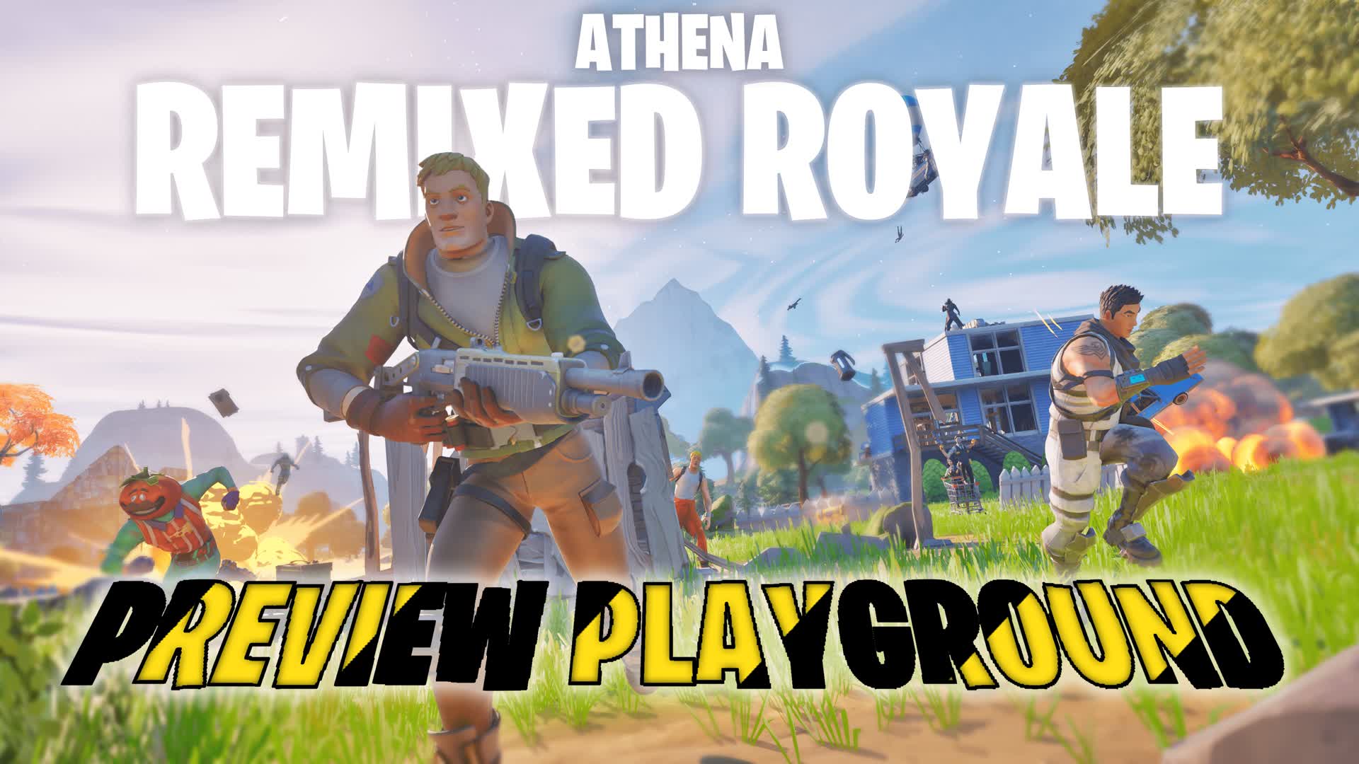 【注目の島】Athena Remixed Royale: Chapter 1 map