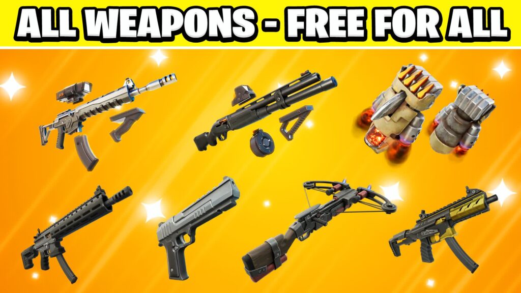 【注目の島】NEW WEAPONS - FFA ONE SHOT GUN GAME