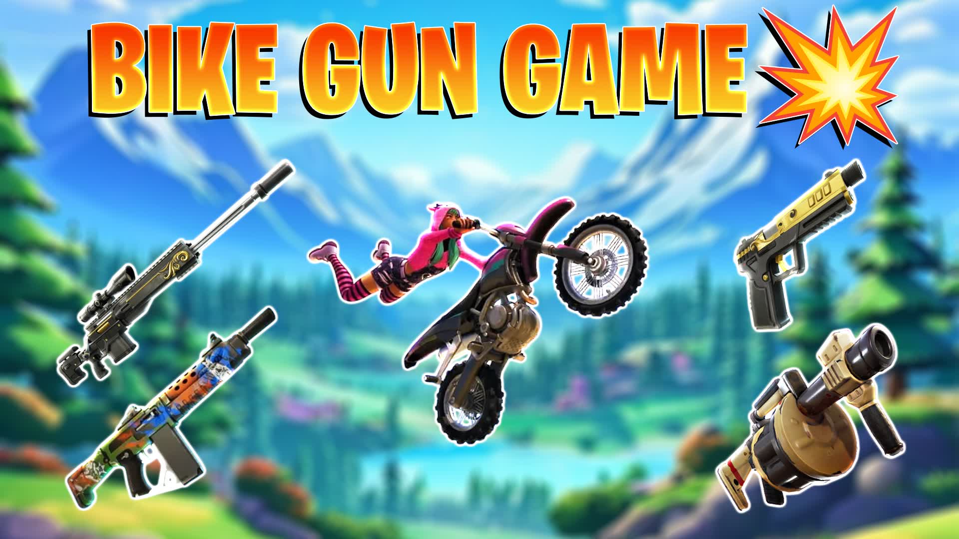 【注目の島】Bike Gun Game💥