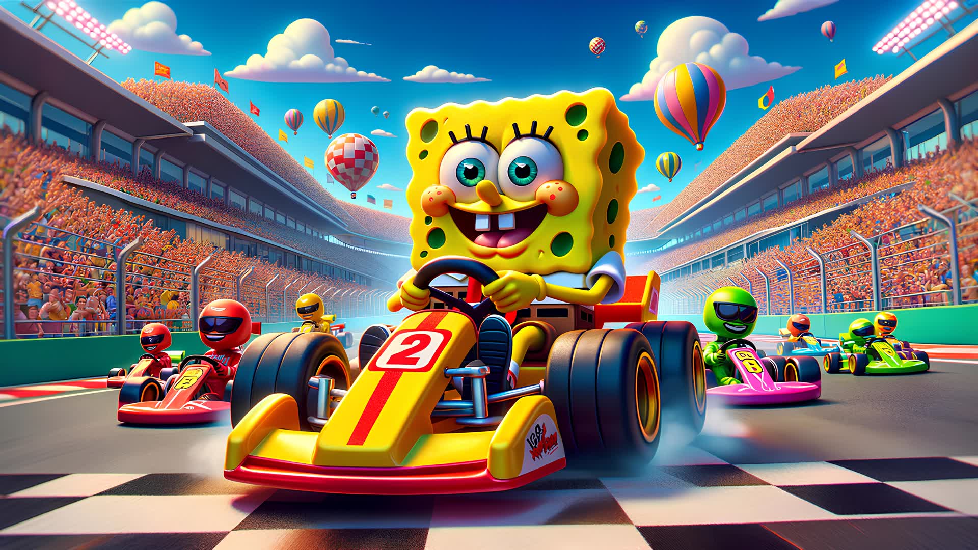 【注目の島】🏎️ SPONGE BOB RACE