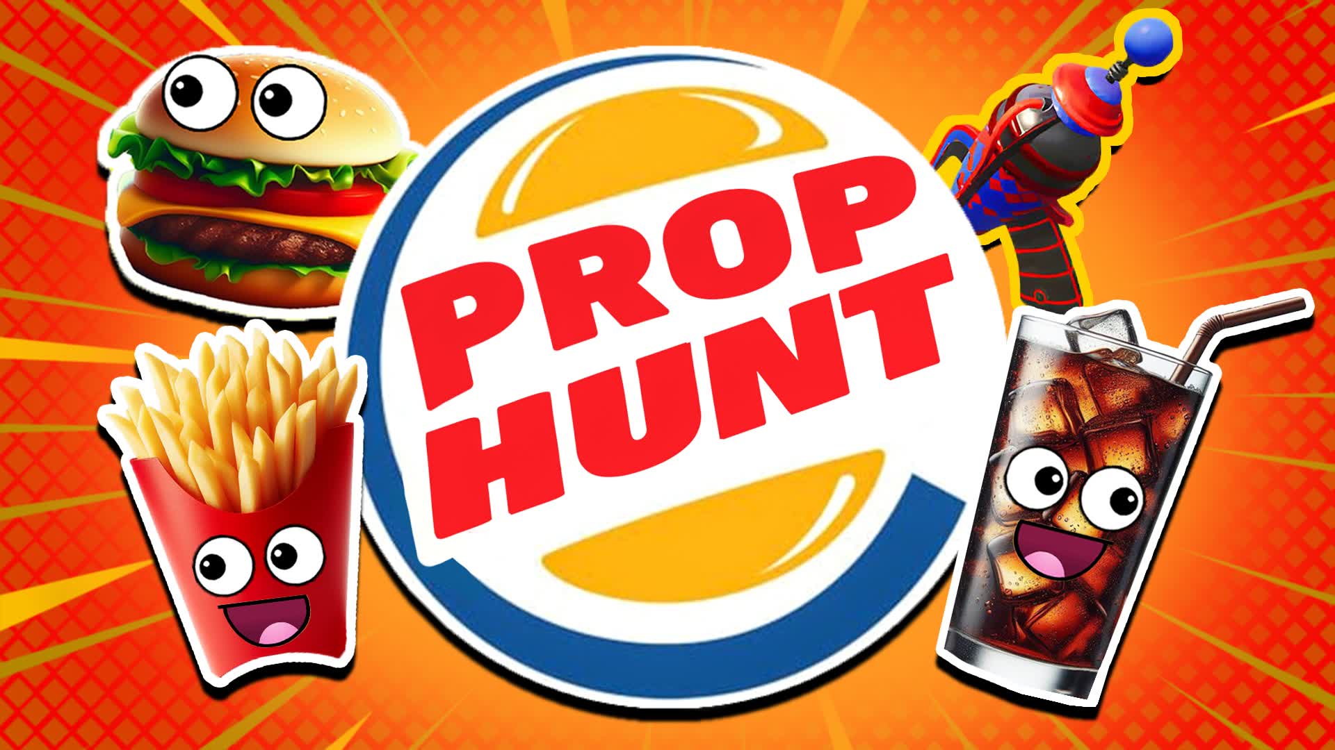 【注目の島】FAST FOOD PROP HUNT🍔