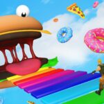 【注目の島】300+ LVL 🍕 Food OBBY bossfight 🏃HARD