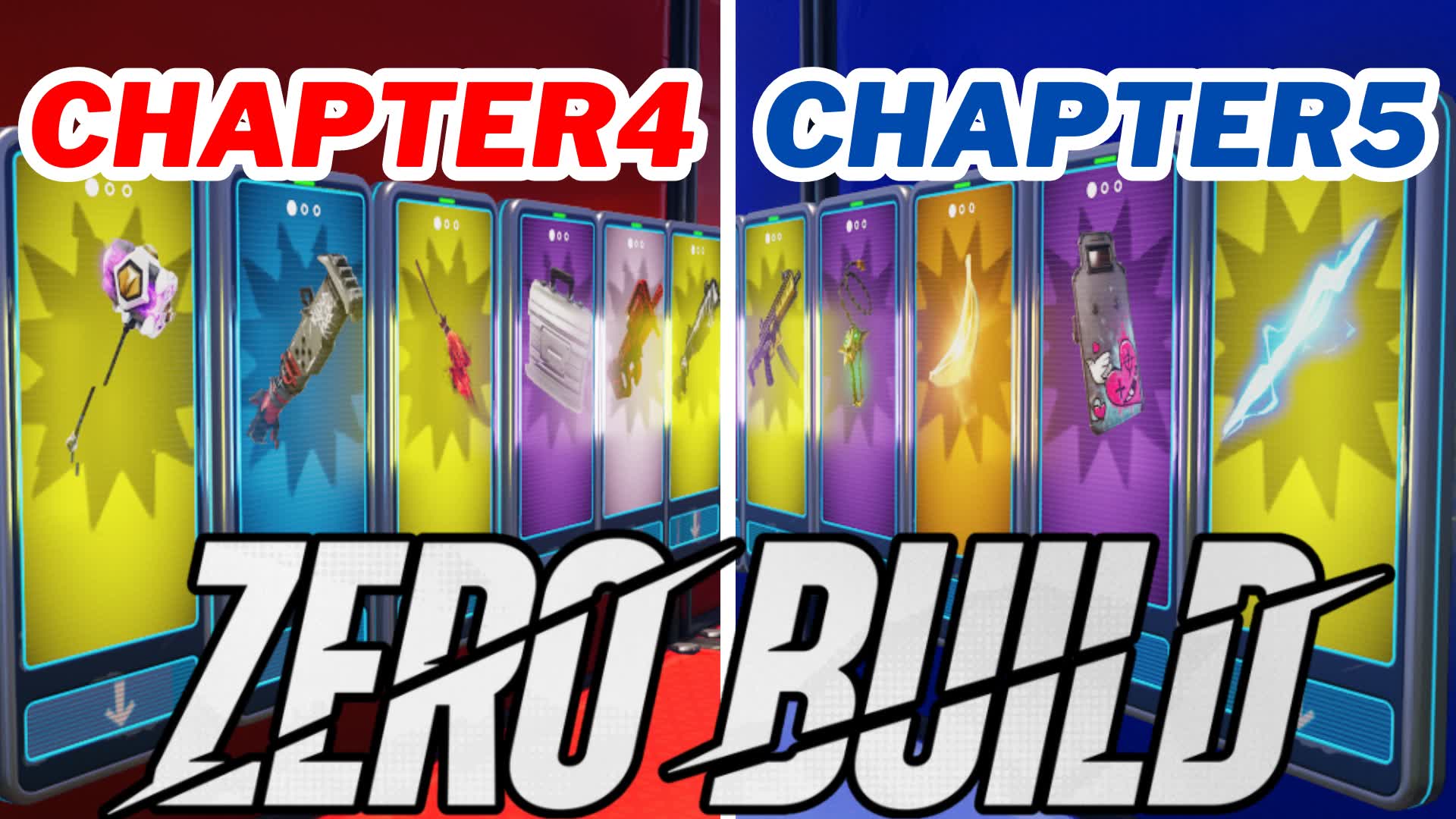 【注目の島】🔴CHAPTER4 VS CHAPTER5🔵ZERO BUILD