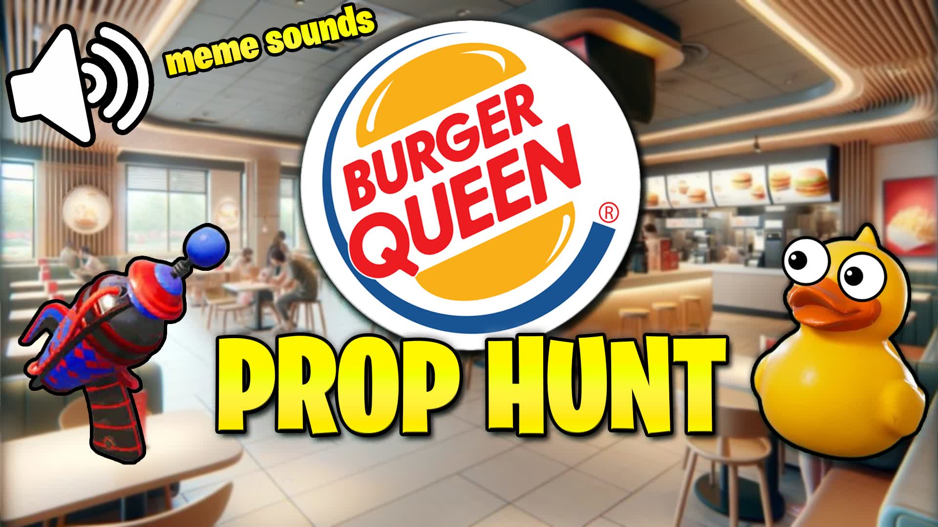 【注目の島】BURGER QUEEN PROP HUNT🍔