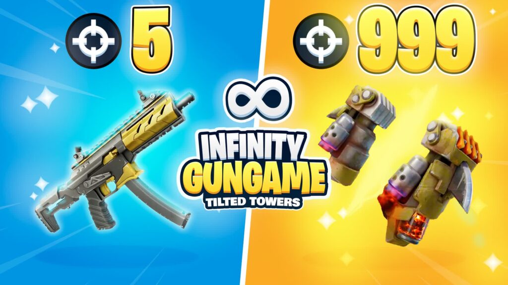 【注目の島】⭐INFINITY GUNGAME - TILTED TOWERS
