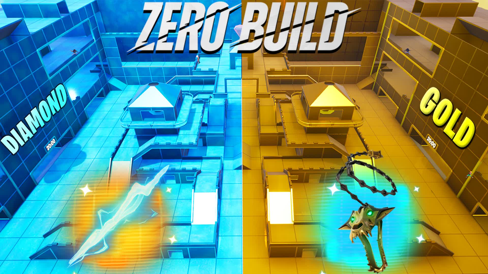 【注目の島】💎DIAMOND VS GOLD🏆 ZERO BUILD