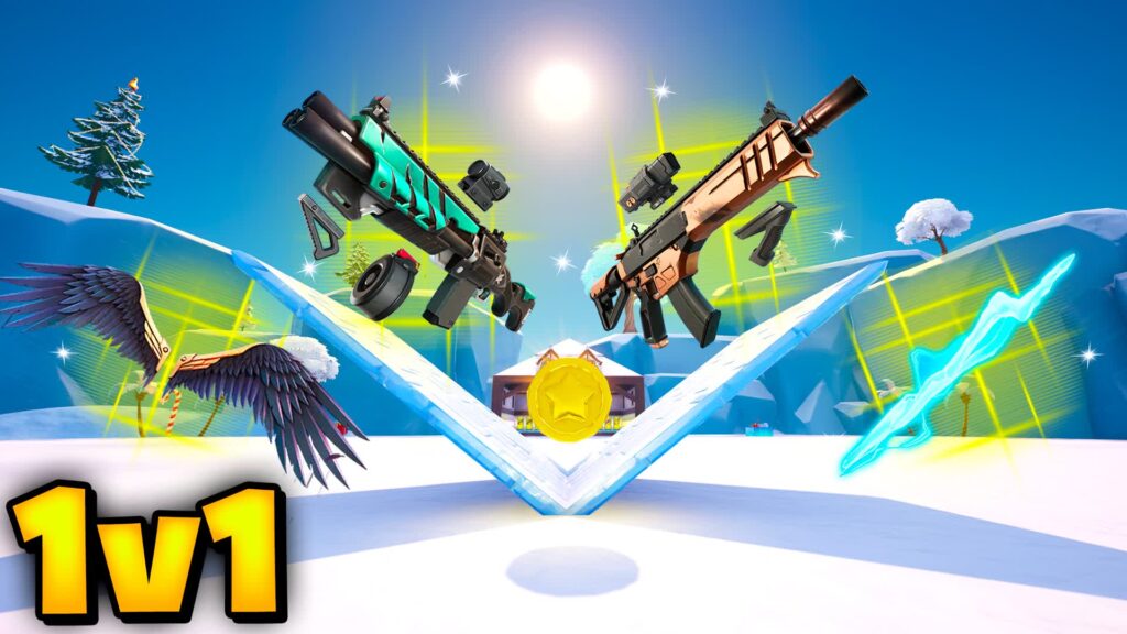 【注目の島】WINTER 1V1 BUILD FIGHTS MAP❄️