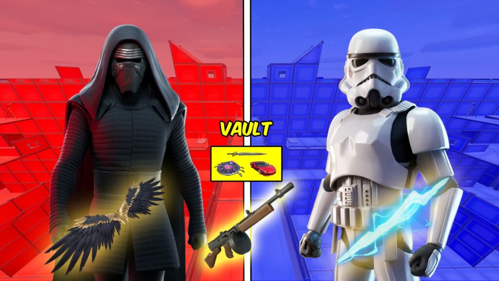 【注目の島】HERO RED VS BLUE GUN GAME🔴🔵