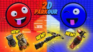 【注目の島】2D PARKOUR RED VS BLUE 🔴🔵