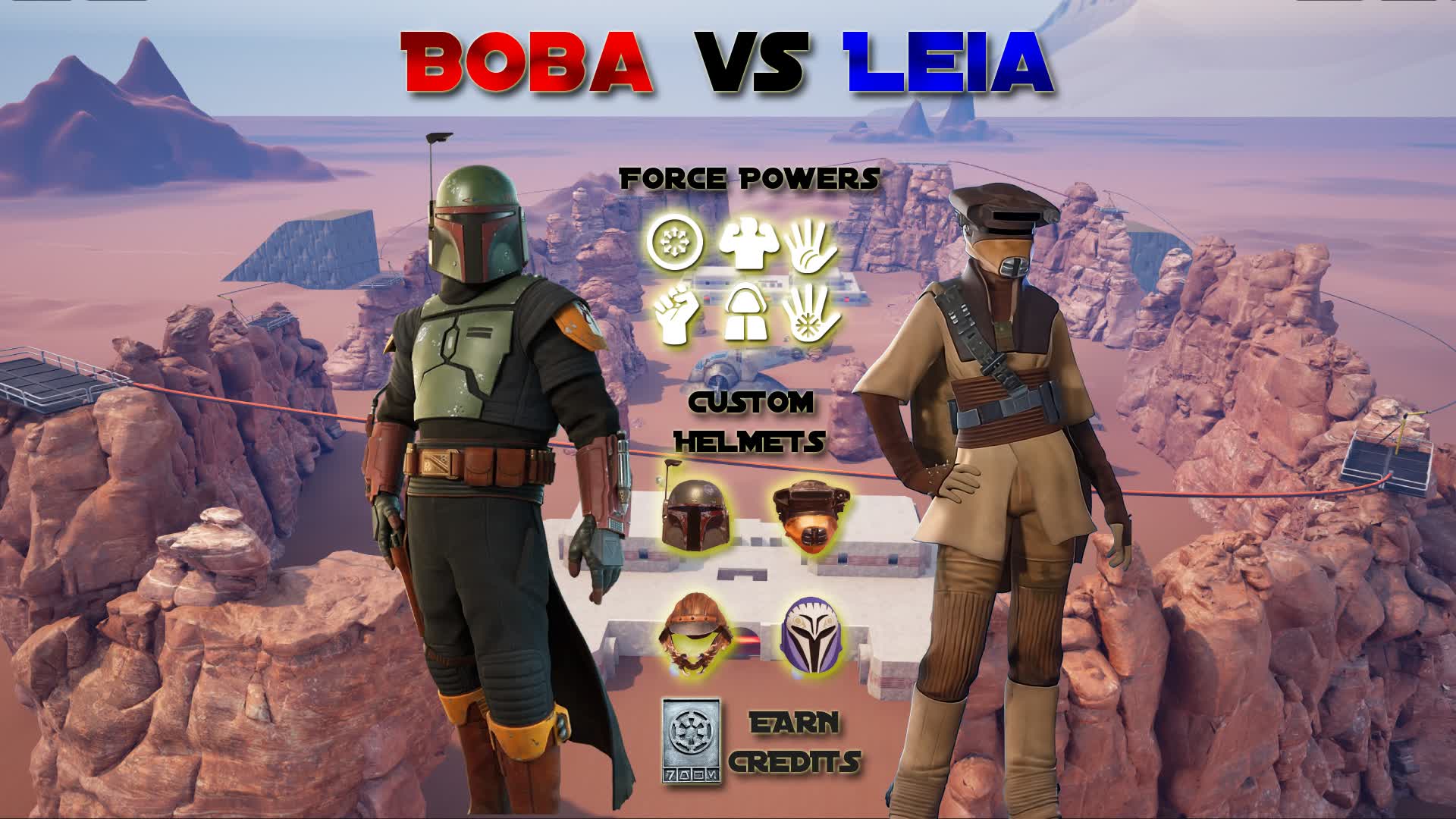 【注目の島】Star Wars Boba vs Leia