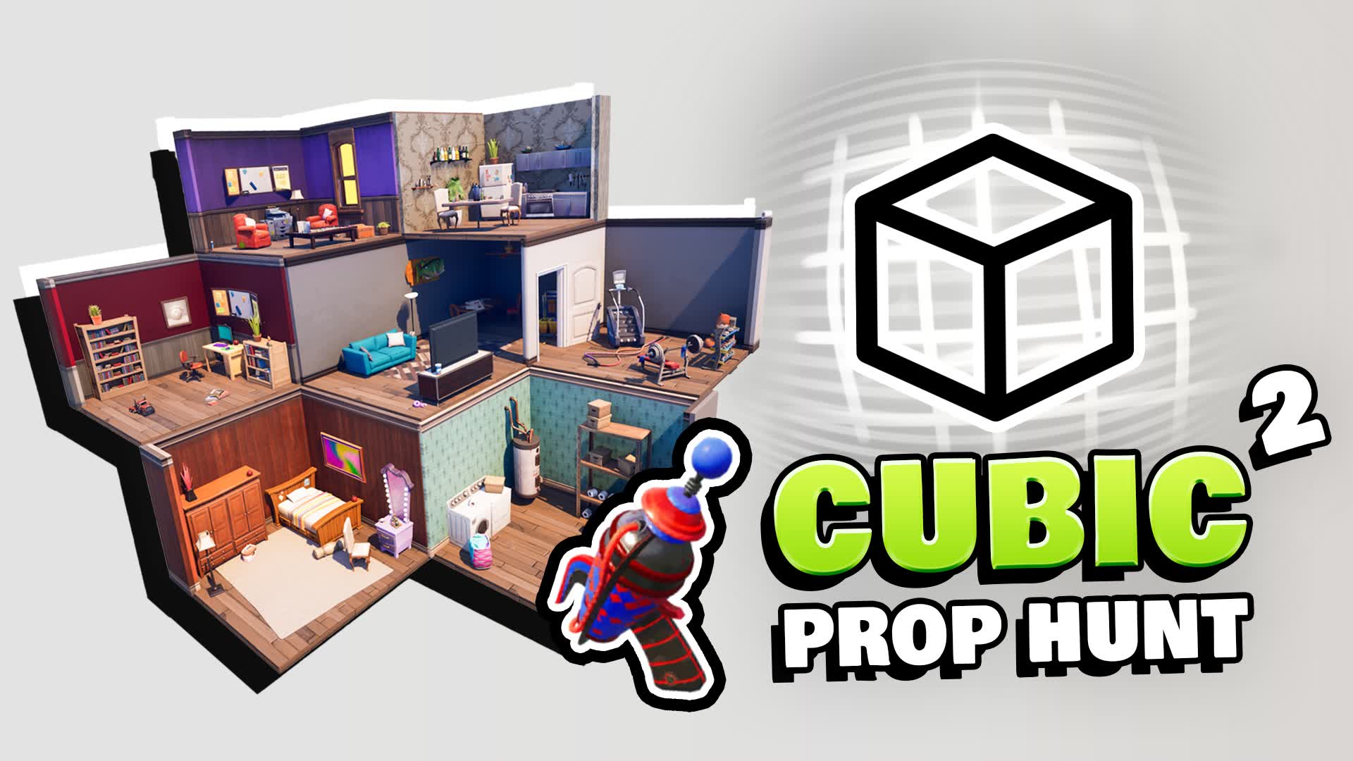 【注目の島】Cubic 🧊 Prop Hunt 🛒🛒🛒 - (Party Game)