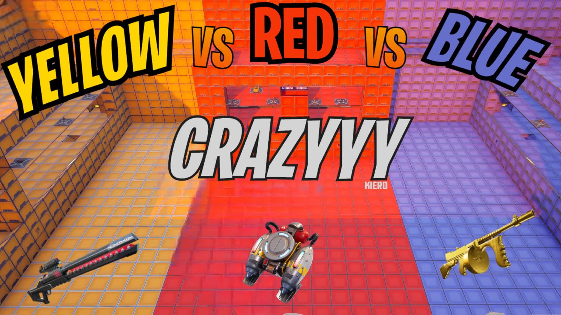 【注目の島】Crazzy Red Vs Blue ft Yellow!