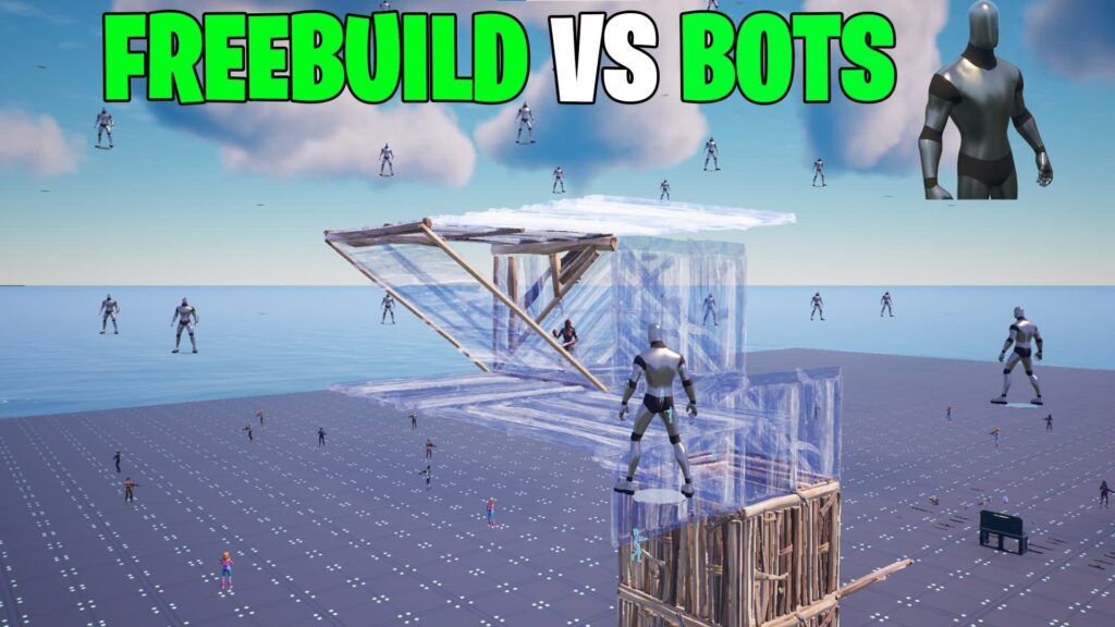 【注目の島】Freebuild VS 1000 Bots📝 [Martoz]
