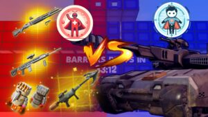 【注目の島】CRAZY RED VS BLUE 🔴🔵 TANKS HEROES