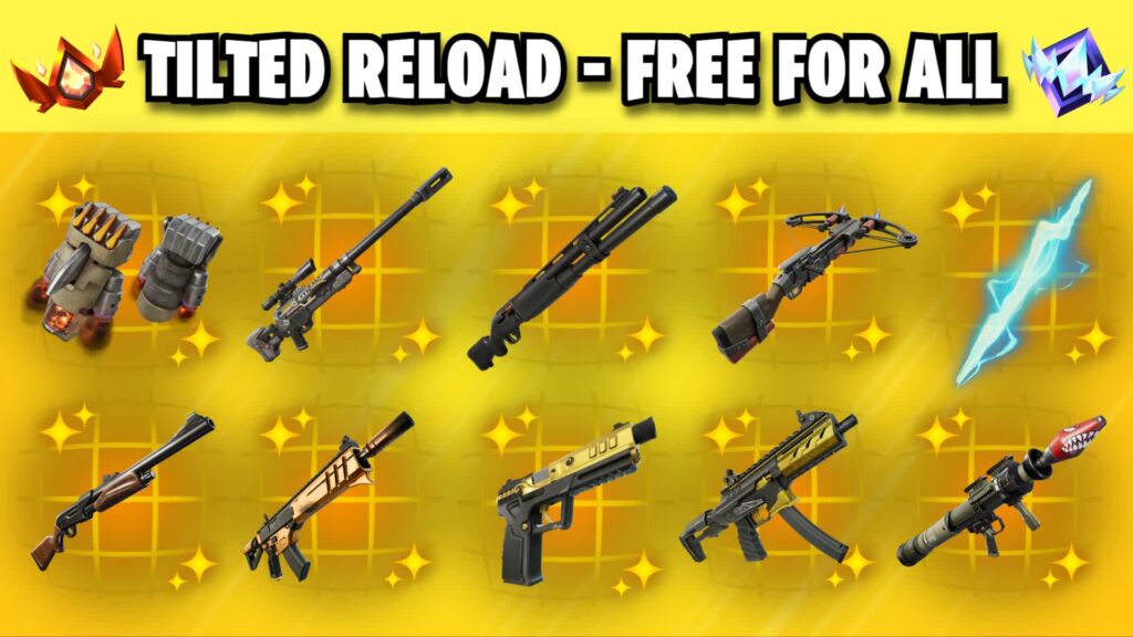 【注目の島】⭐TILTED RELOAD-FREE FOR ALL🔫ALL WEAPONS