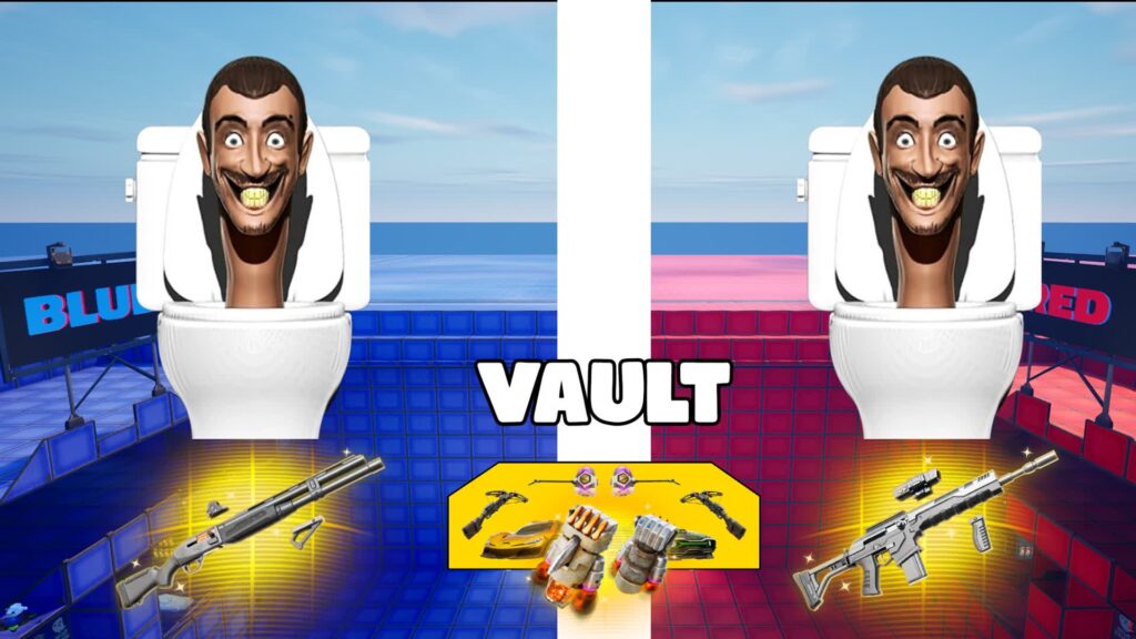 【注目の島】🚽 CRAZY SKIBIDI 🔴Red VS Blue🔵 🚽