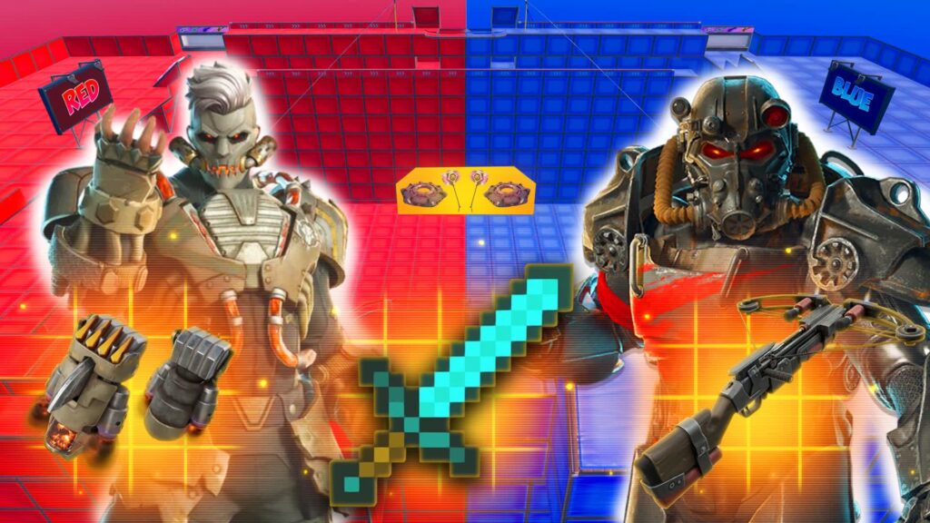 【注目の島】GIGA RED VS BLUE GUN GAME HERO ONE 🔴🔵