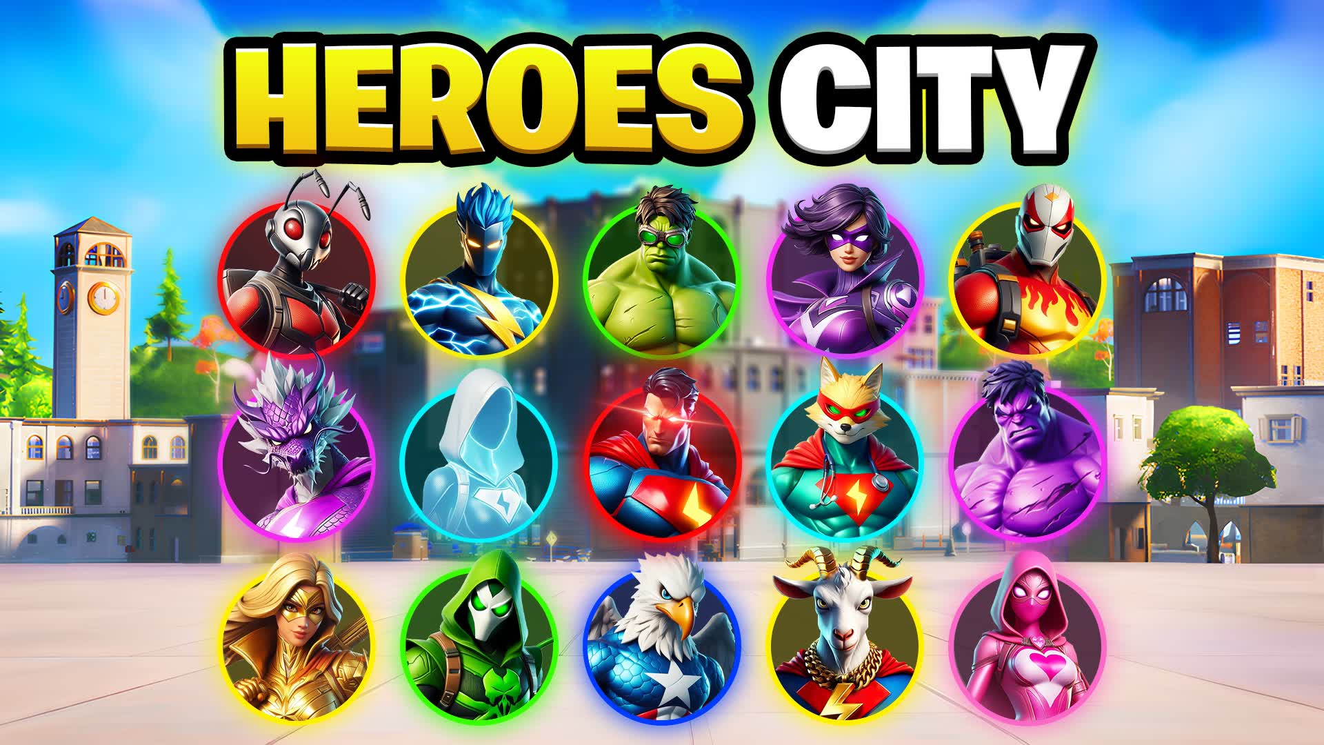 【注目の島】HEROES CITY ZONE WARS ⭐
