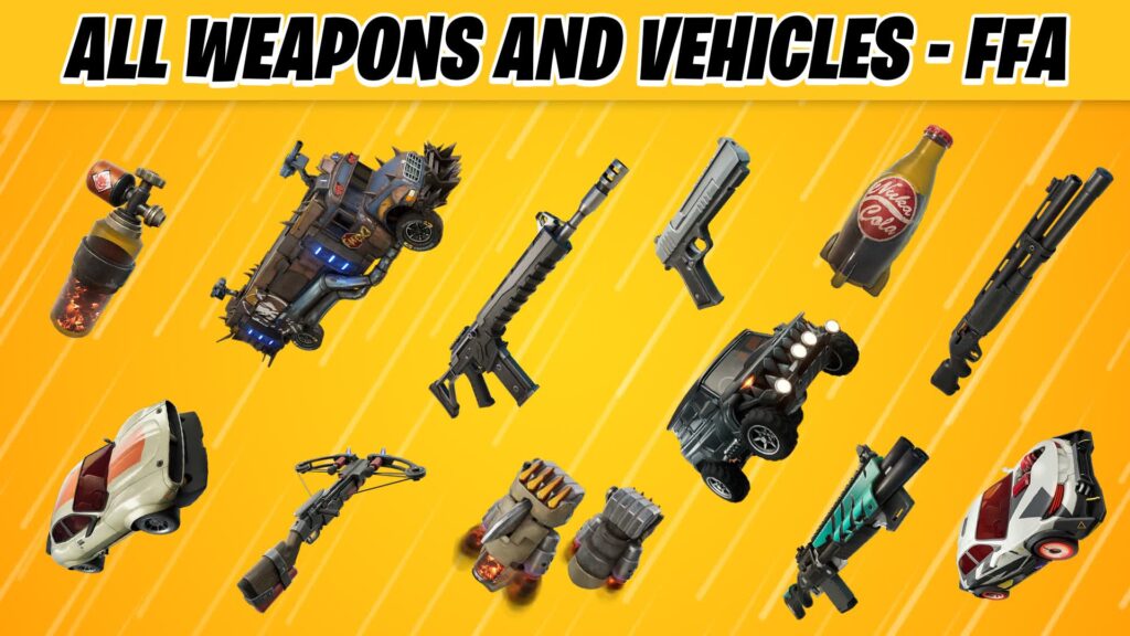 【注目の島】ALL WEAPONS AND VEHICLES - FREE FOR ALL