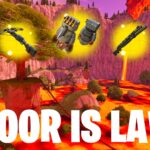 【注目の島】🌋FLOOR IS LAVA deathmatch | NEW weapons