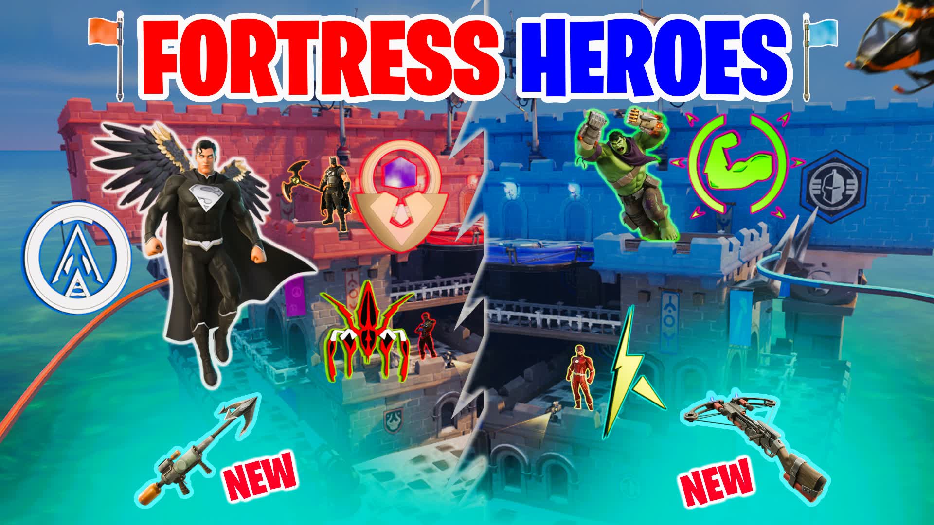 【注目の島】Fortress Heroes: Red vs Blue
