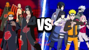 【注目の島】Team 7 vs Akatsuki 🔴🔵