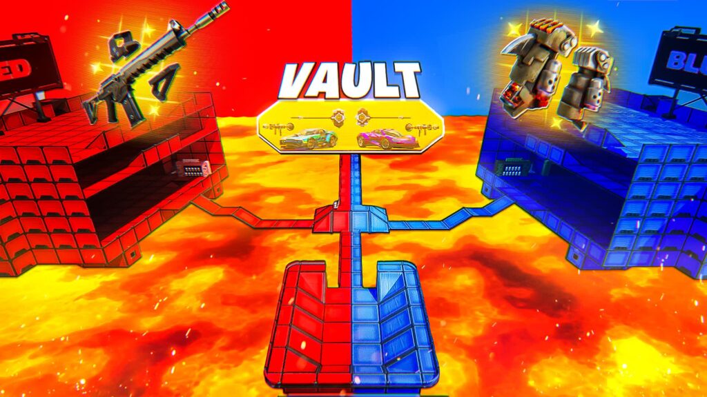 【注目の島】🔥 FLOOR IS LAVA RED VS BLUE 🔴🔵