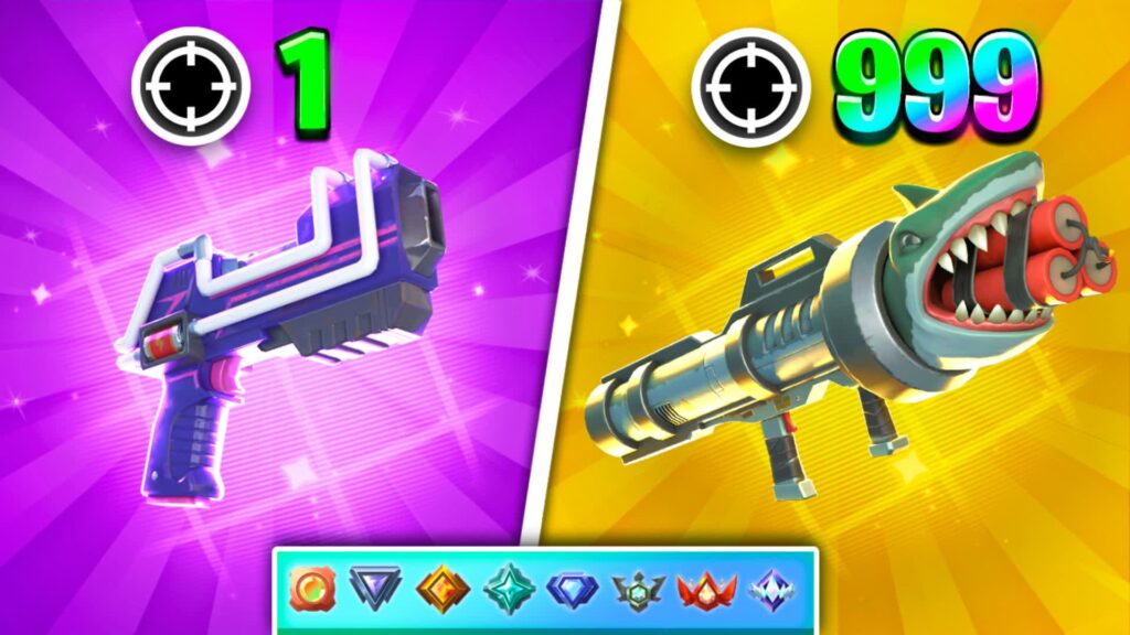 【注目の島】🦈THE SHARK 🔫 GUN GAME 🎯ONE SHOT