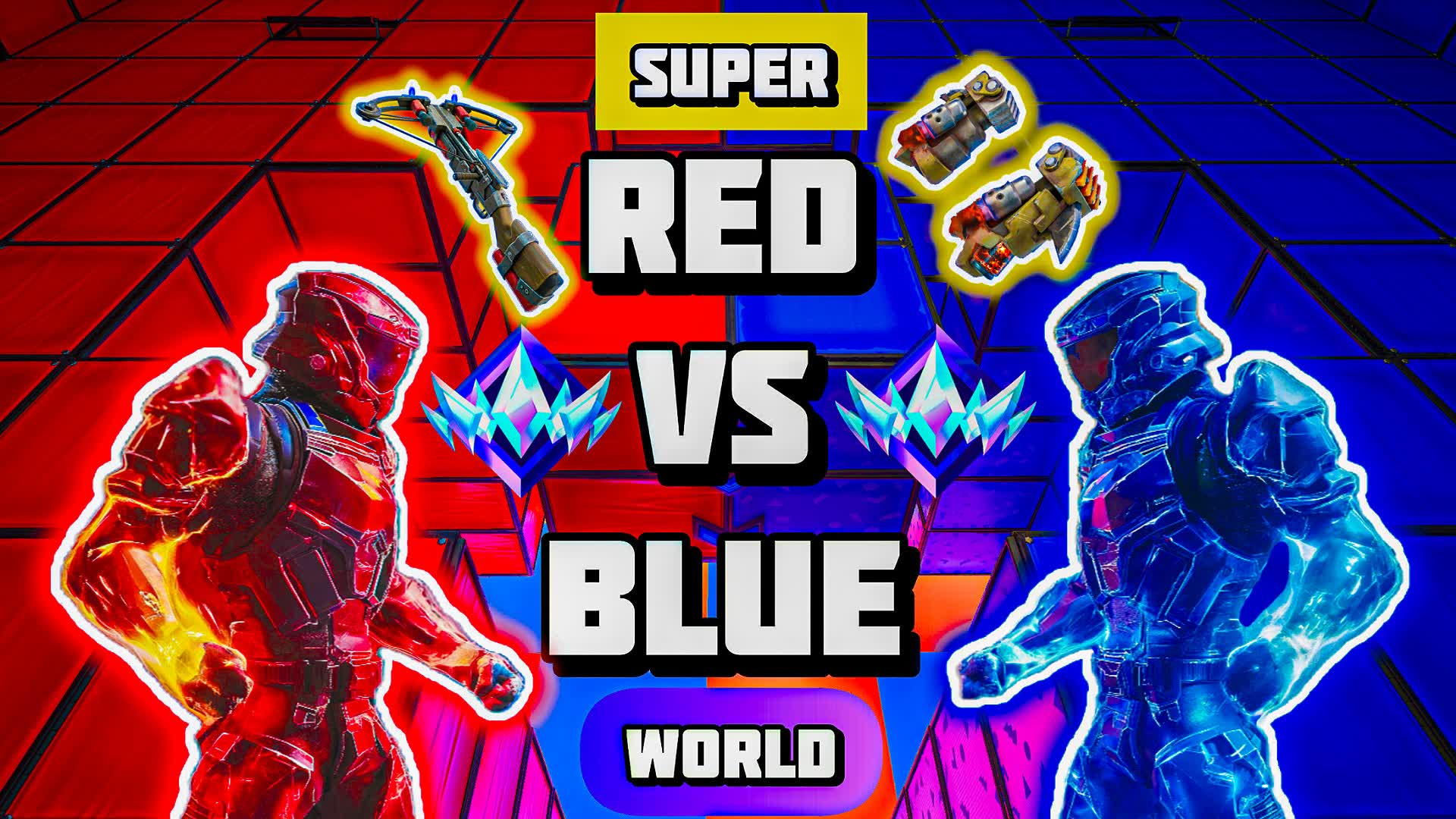 【注目の島】SUPER RED VS BLUE WORLD 🔴🔵🌐