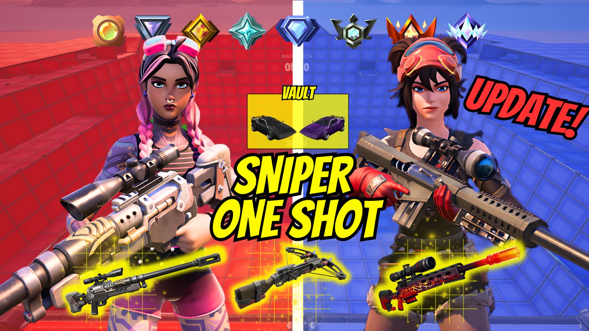 【注目の島】🔴🔵 RED VS BLUE 🎯 SNIPER ONE SHOT