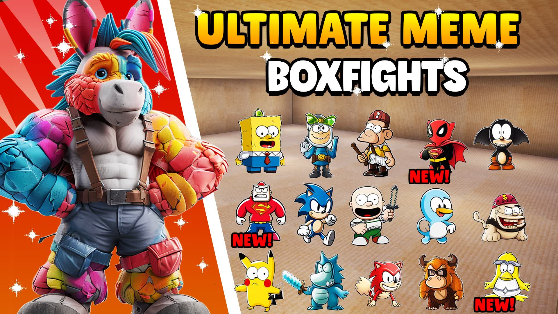 【注目の島】💎ULTIMATE MEME BOXFIGHTS📦