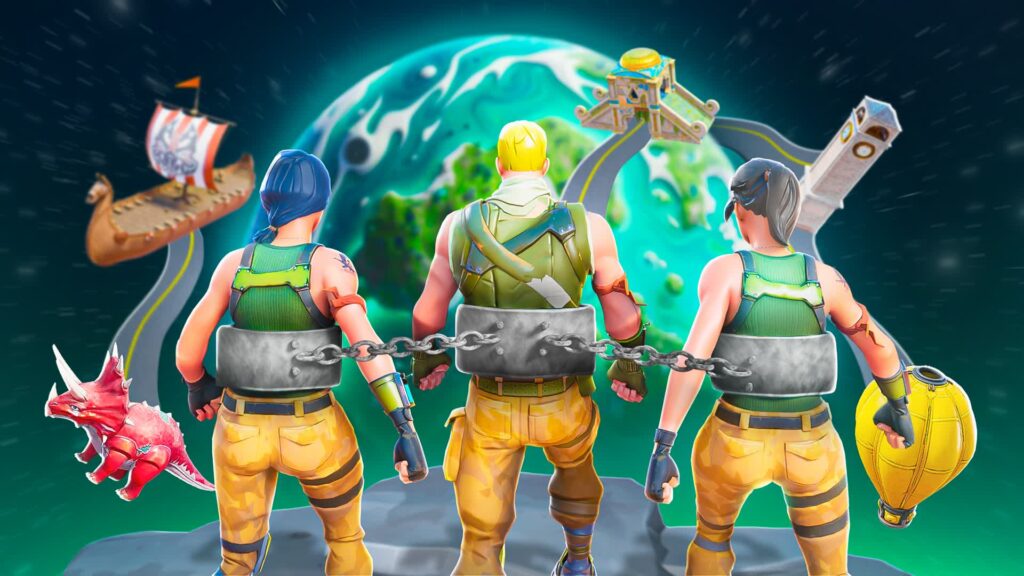 【注目の島】Chained Together Fortnite 🌄🔗