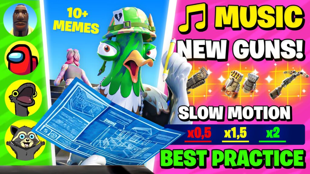 【注目の島】MEME 1V1 BUILD FIGHTS