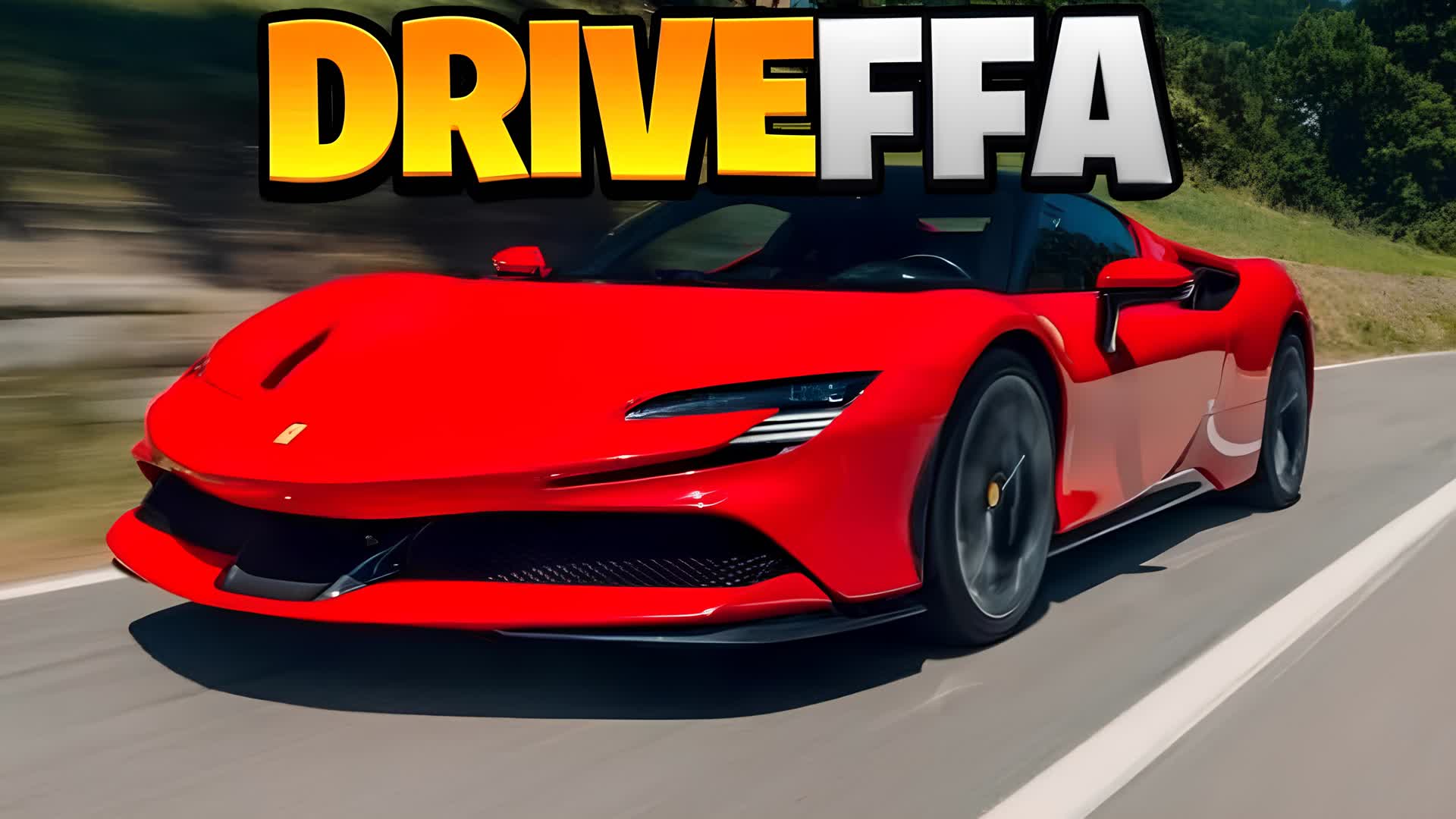 【注目の島】😱DRIVE WORLD FFA - ALL WEAPONS & CARS