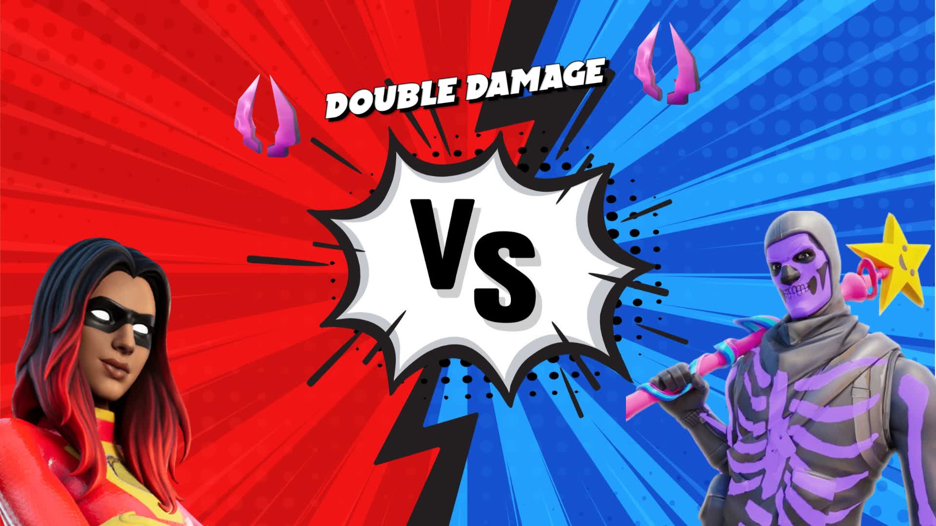 【注目の島】Double Damage RED VS BLUE 🔴🔵