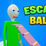 【注目の島】ESCAPE BALDI PARKOUR OBBY ⭐👨🦲