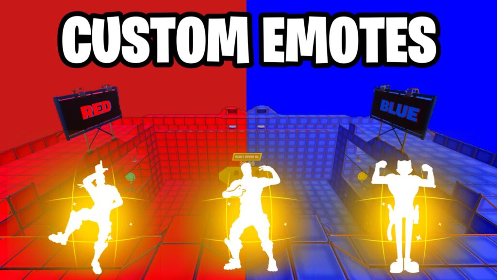 【注目の島】EMOTES RED VS BLUE 🔴🔵