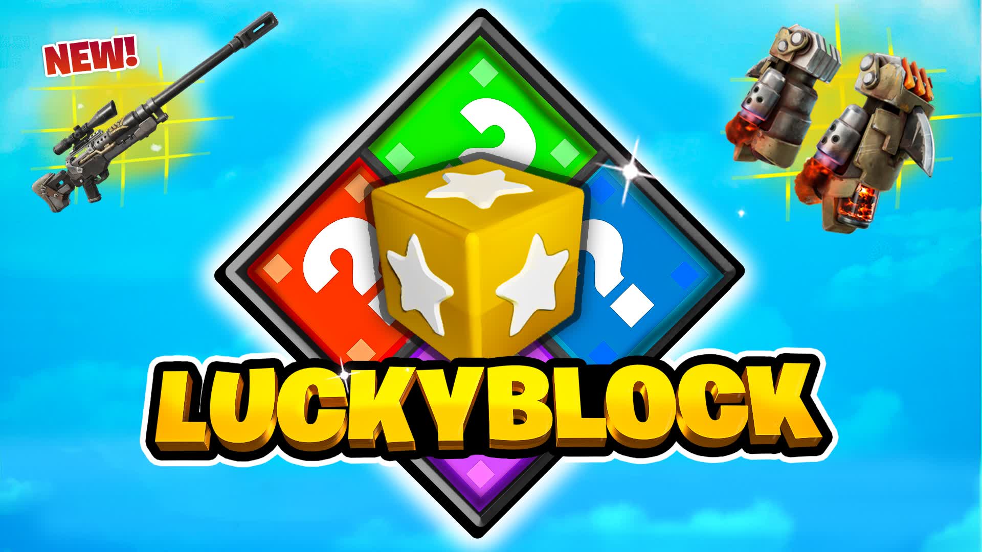 【注目の島】LUCKY BLOCK PVP - سكرمز الحظ 🎁